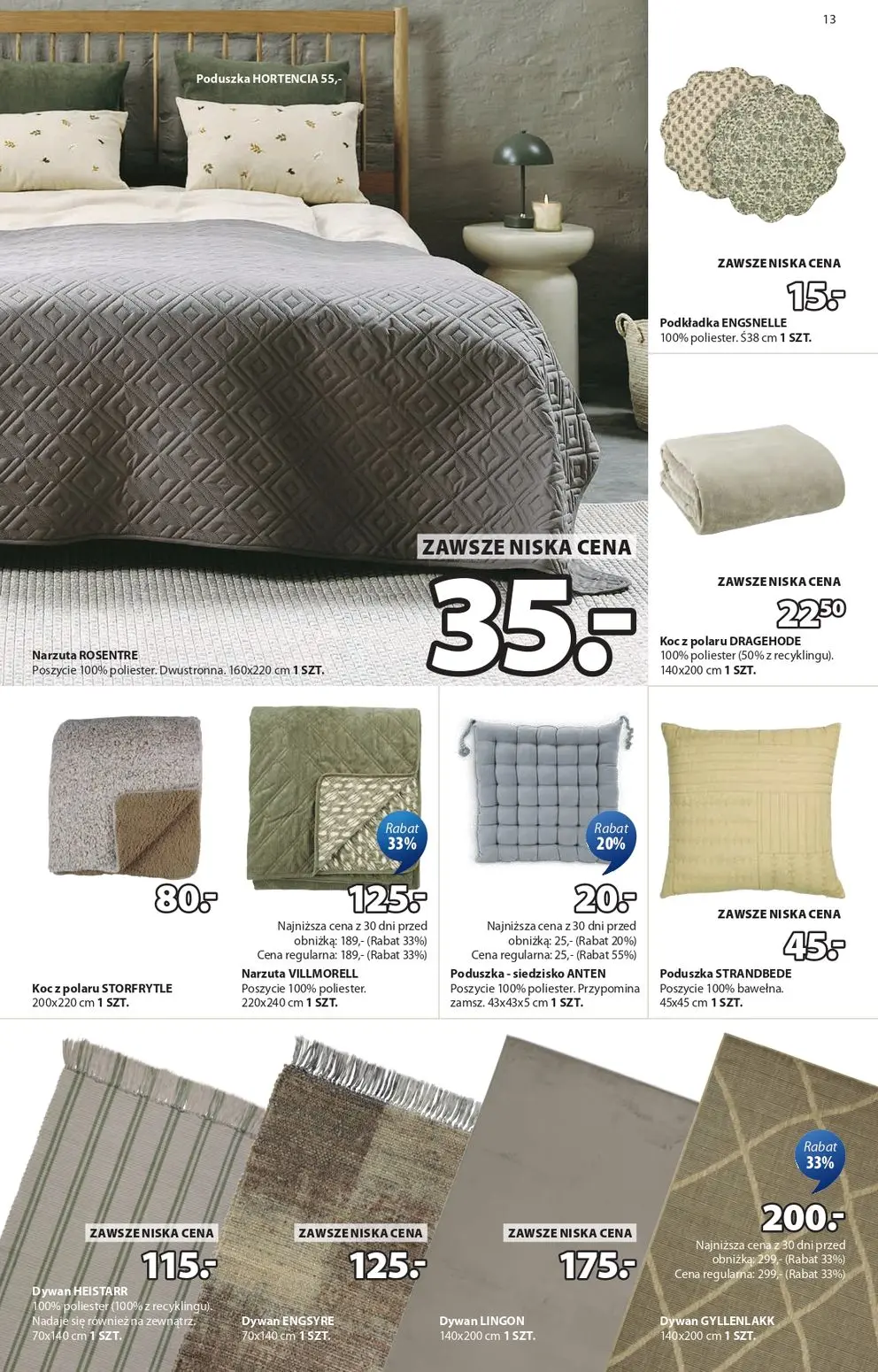 gazetka promocyjna JYSK Świetna oferta dla domu - Strona 13