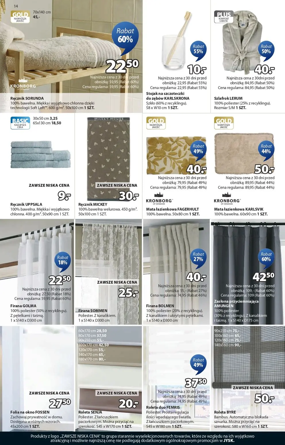 gazetka promocyjna JYSK Świetna oferta dla domu - Strona 14