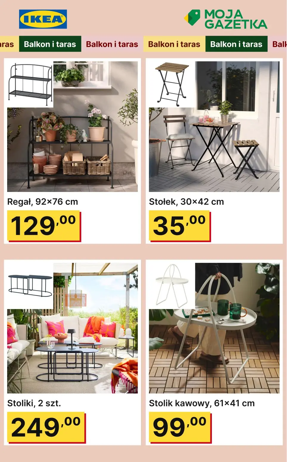 gazetka promocyjna IKEA Balkon i taras - Strona 3