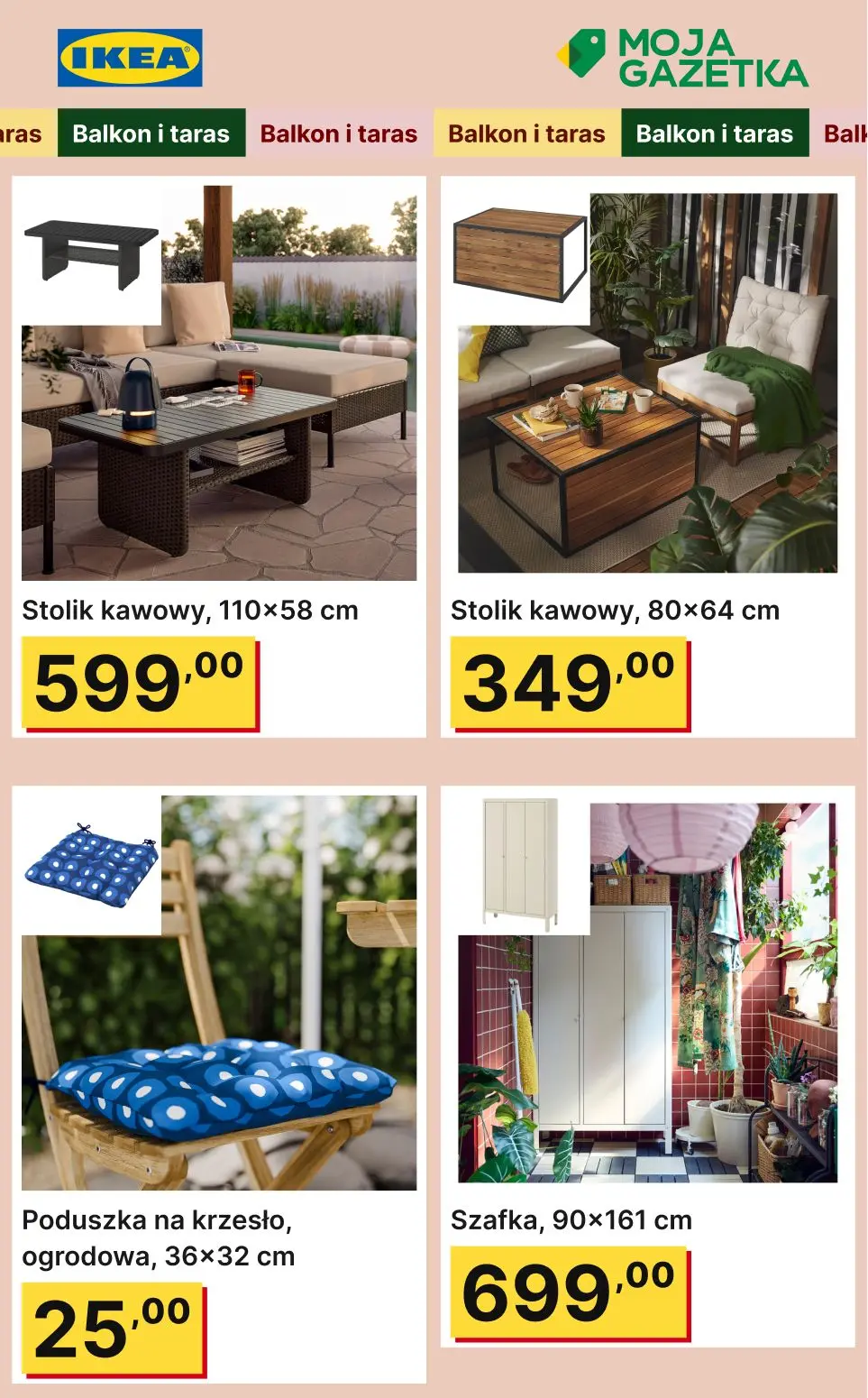 gazetka promocyjna IKEA Balkon i taras - Strona 4