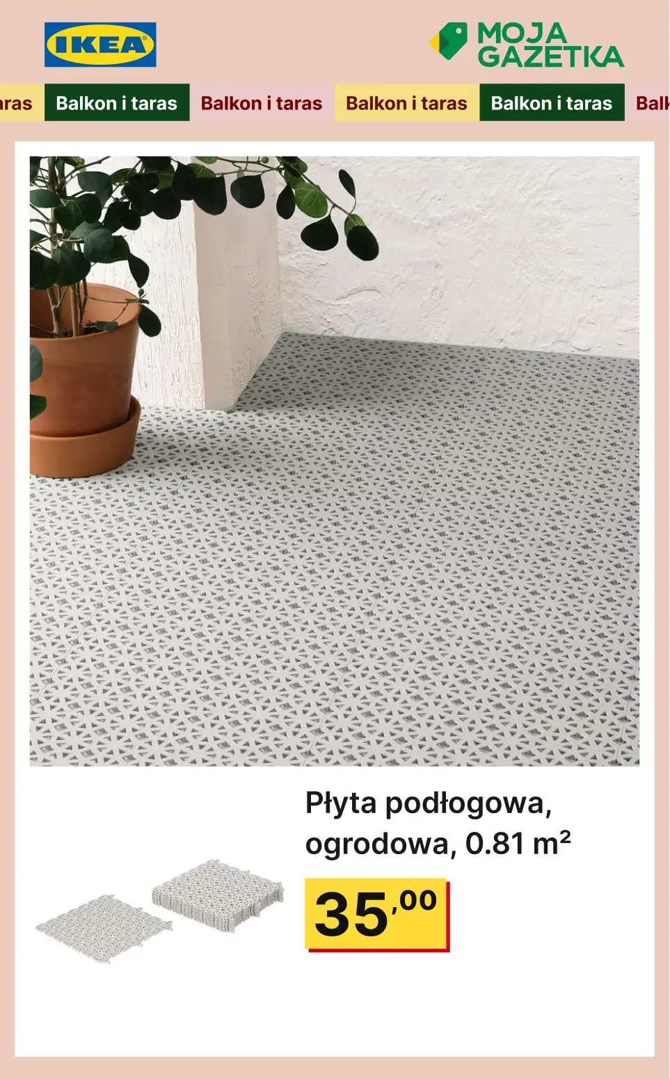 gazetka promocyjna IKEA Balkon i taras - Strona 6