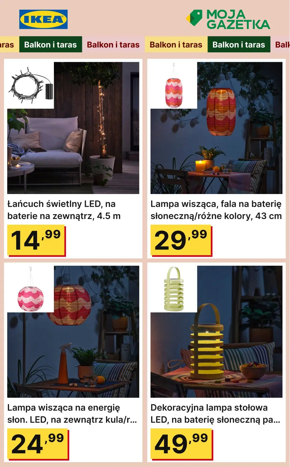 gazetka promocyjna IKEA Balkon i taras - Strona 12