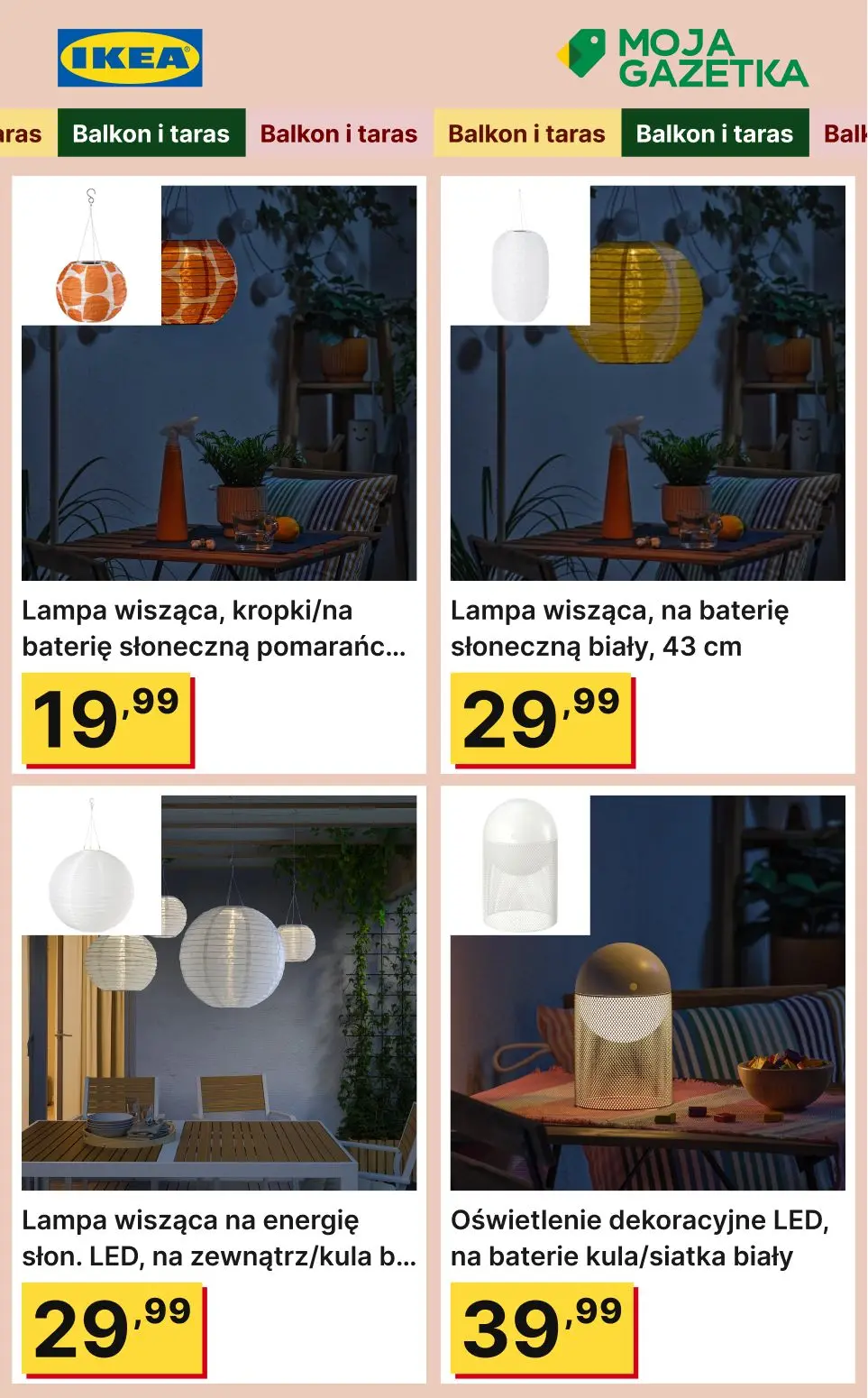gazetka promocyjna IKEA Balkon i taras - Strona 17