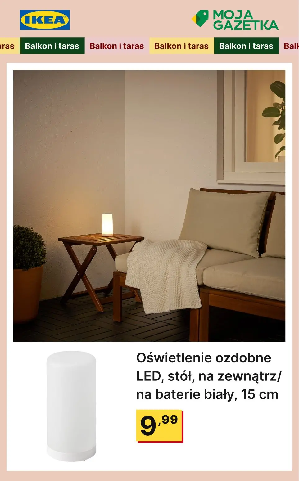 gazetka promocyjna IKEA Balkon i taras - Strona 18