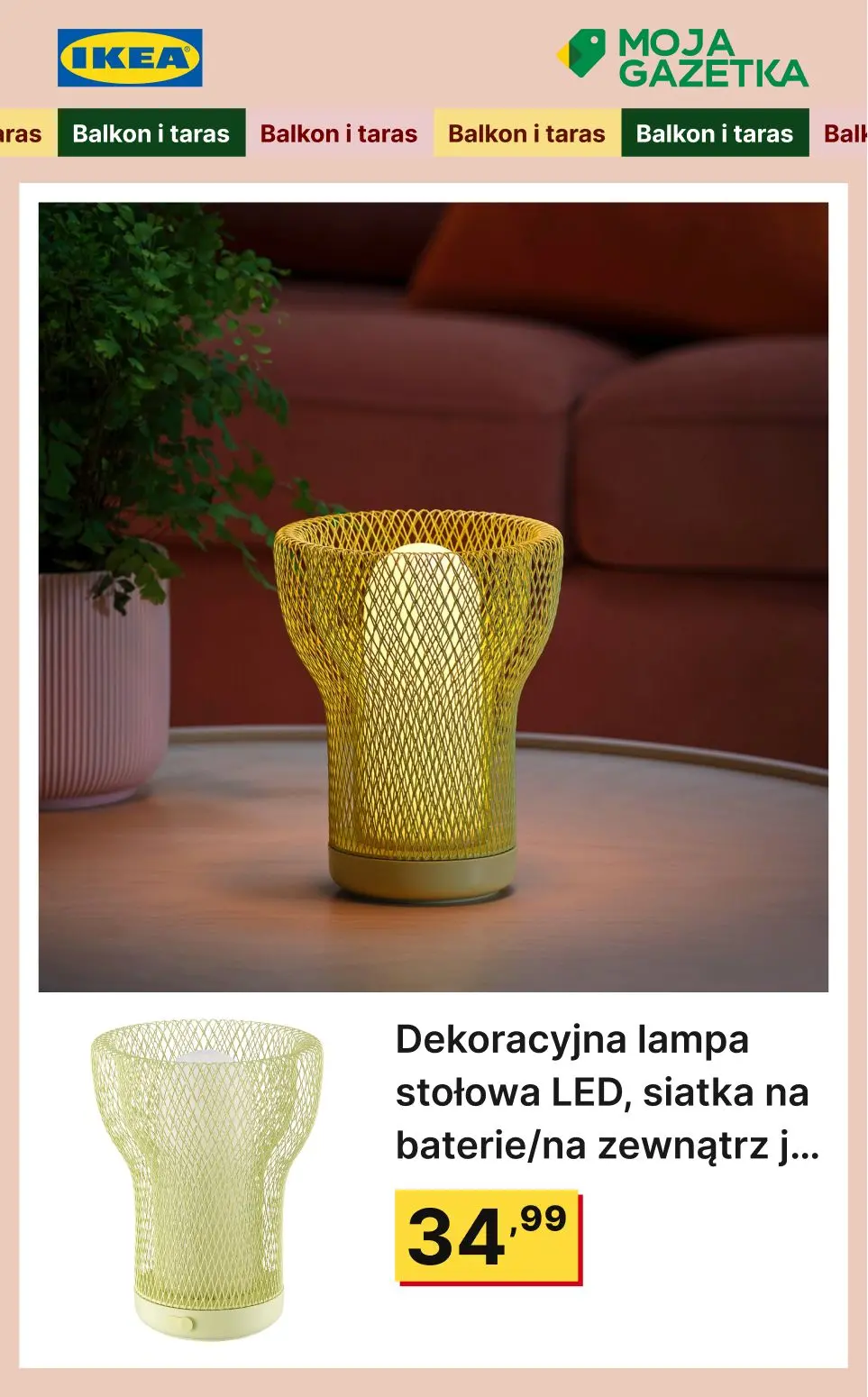 gazetka promocyjna IKEA Balkon i taras - Strona 19