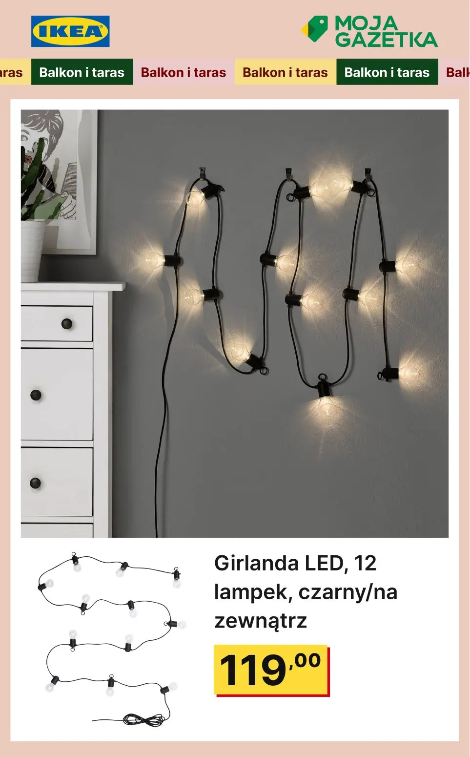 gazetka promocyjna IKEA Balkon i taras - Strona 23