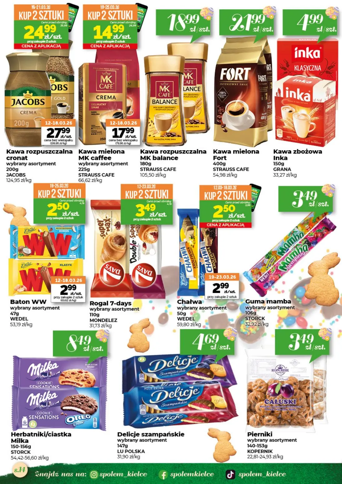 gazetka promocyjna Społem Kielce  - Strona 14