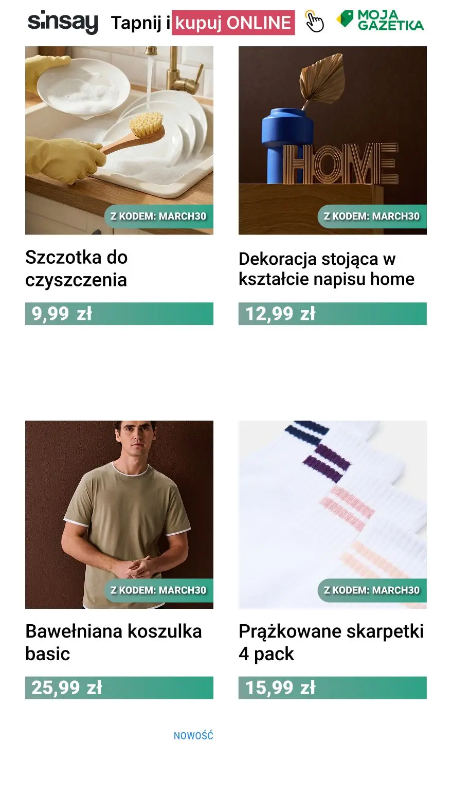 gazetka promocyjna Sinsay 🟢 -30% Oferta Miesiąca - Strona 2