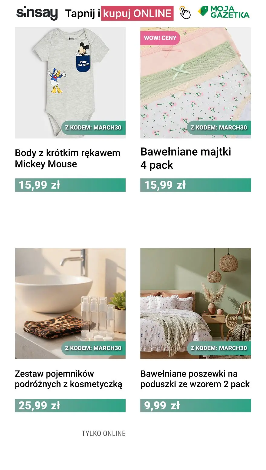 gazetka promocyjna Sinsay 🟢 -30% Oferta Miesiąca - Strona 3