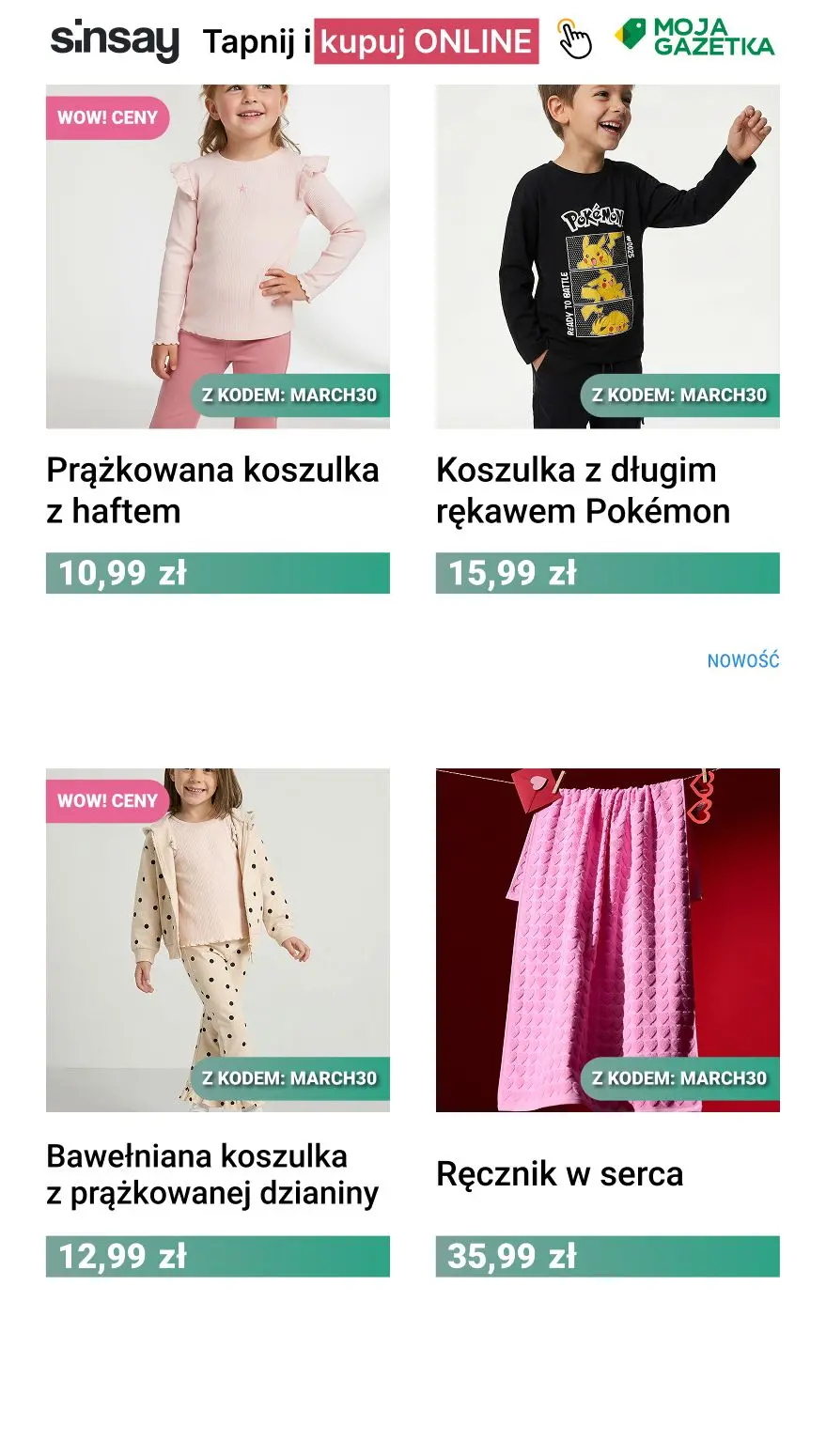 gazetka promocyjna Sinsay 🟢 -30% Oferta Miesiąca - Strona 4