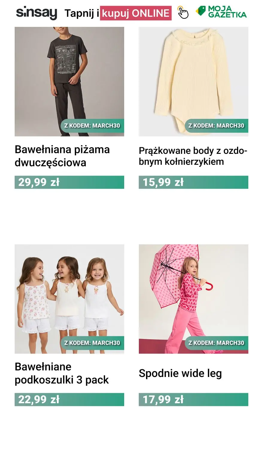 gazetka promocyjna Sinsay 🟢 -30% Oferta Miesiąca - Strona 6