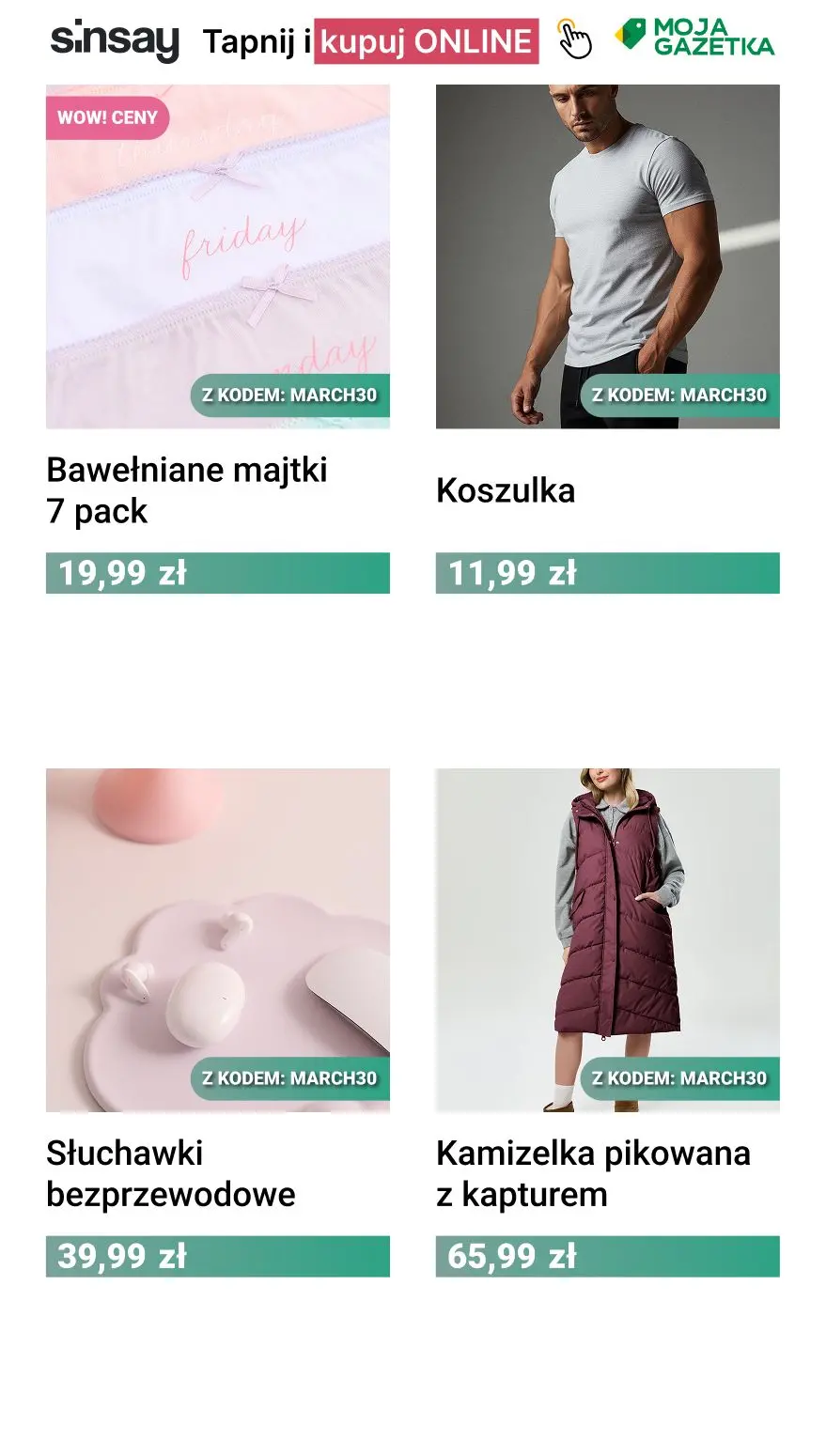 gazetka promocyjna Sinsay 🟢 -30% Oferta Miesiąca - Strona 7