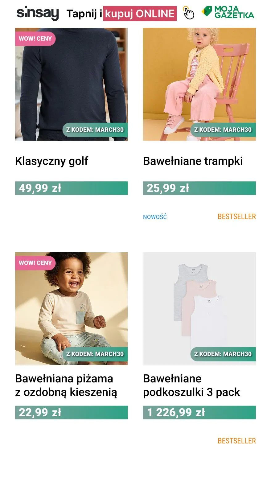 gazetka promocyjna Sinsay 🟢 -30% Oferta Miesiąca - Strona 8