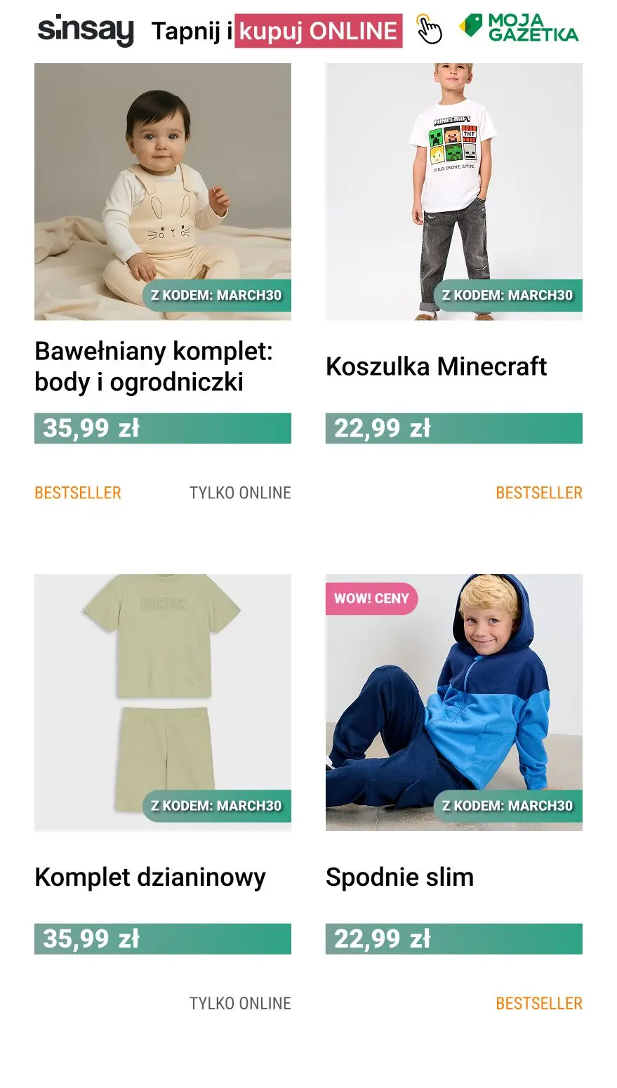 gazetka promocyjna Sinsay 🟢 -30% Oferta Miesiąca - Strona 10