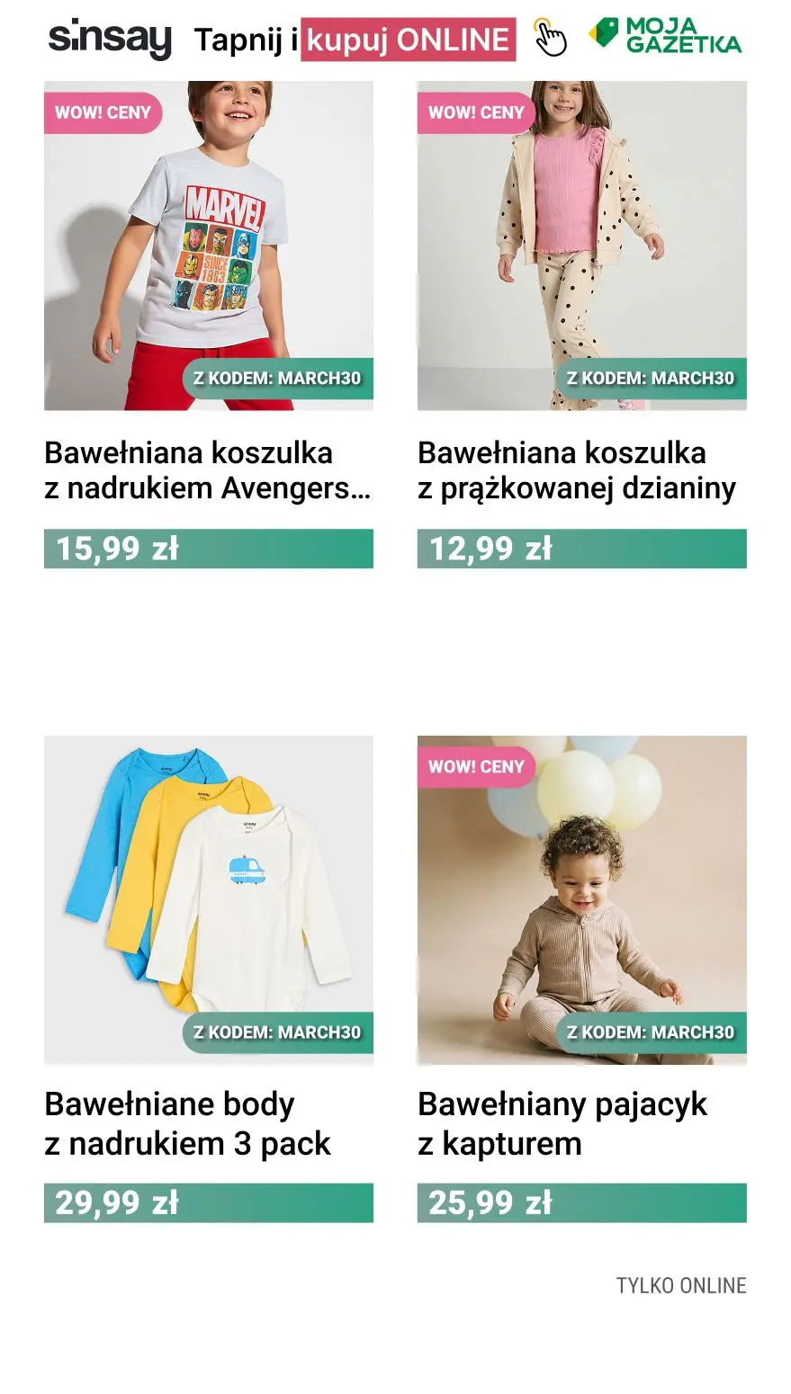 gazetka promocyjna Sinsay 🟢 -30% Oferta Miesiąca - Strona 11