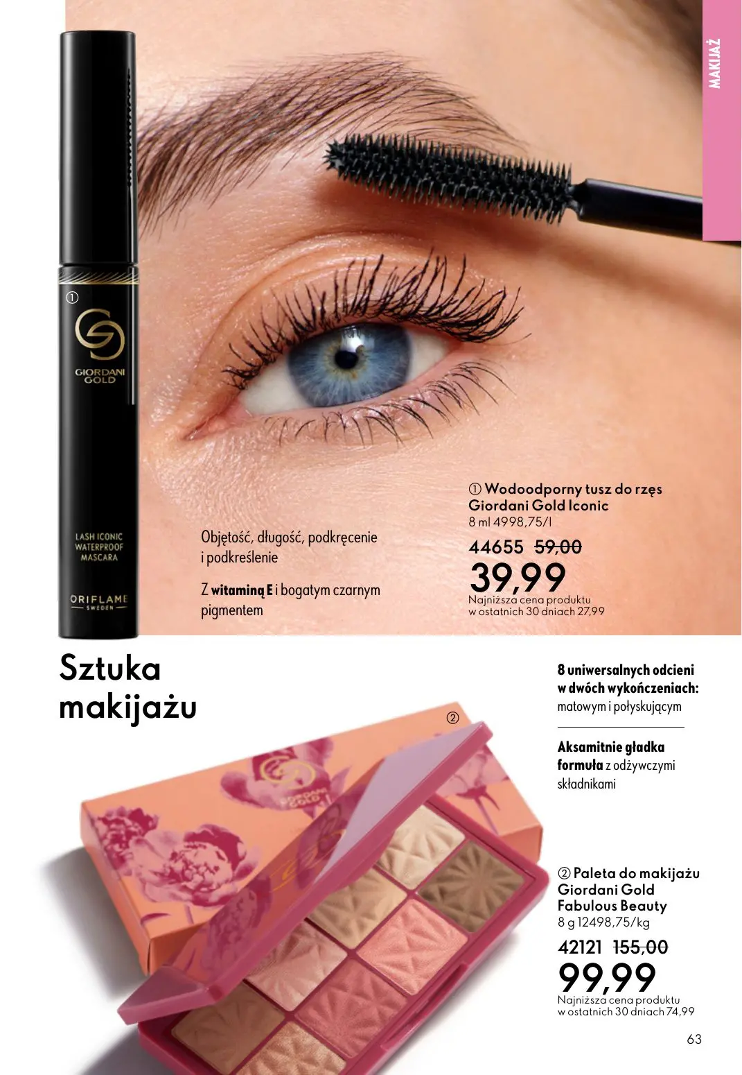 gazetka promocyjna ORIFLAME Starzenie się? Damy mu radę! - Strona 63