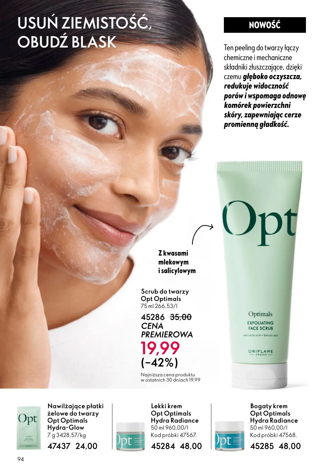 gazetka promocyjna ORIFLAME Starzenie się? Damy mu radę! - Strona 94