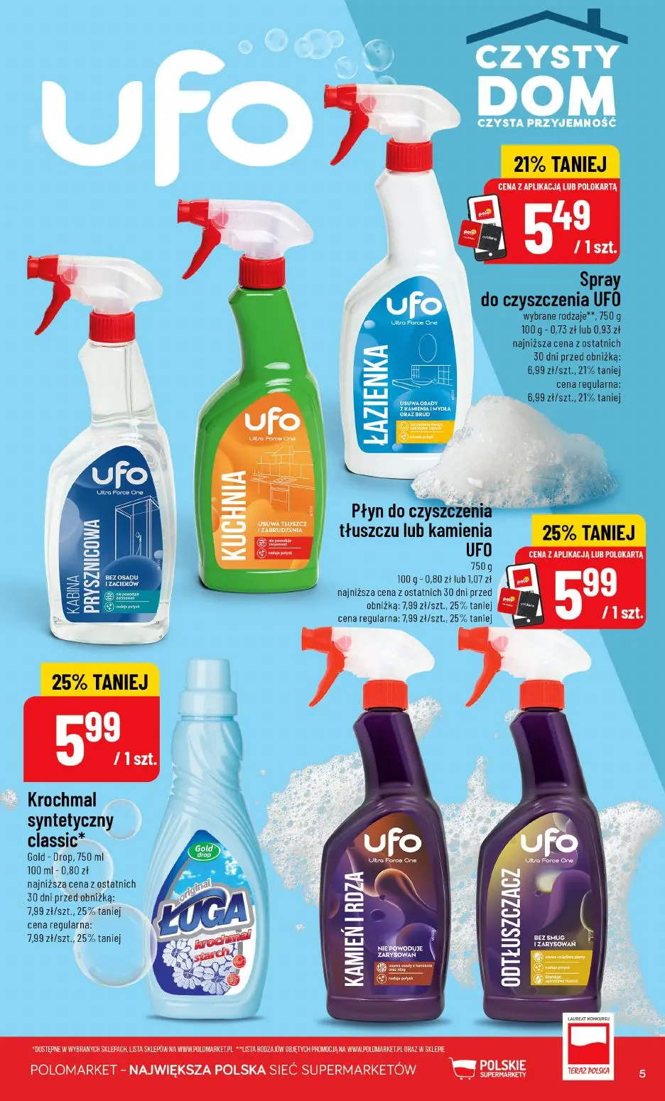 gazetka promocyjna POLOmarket Czysty dom 🏠✨ - Strona 5