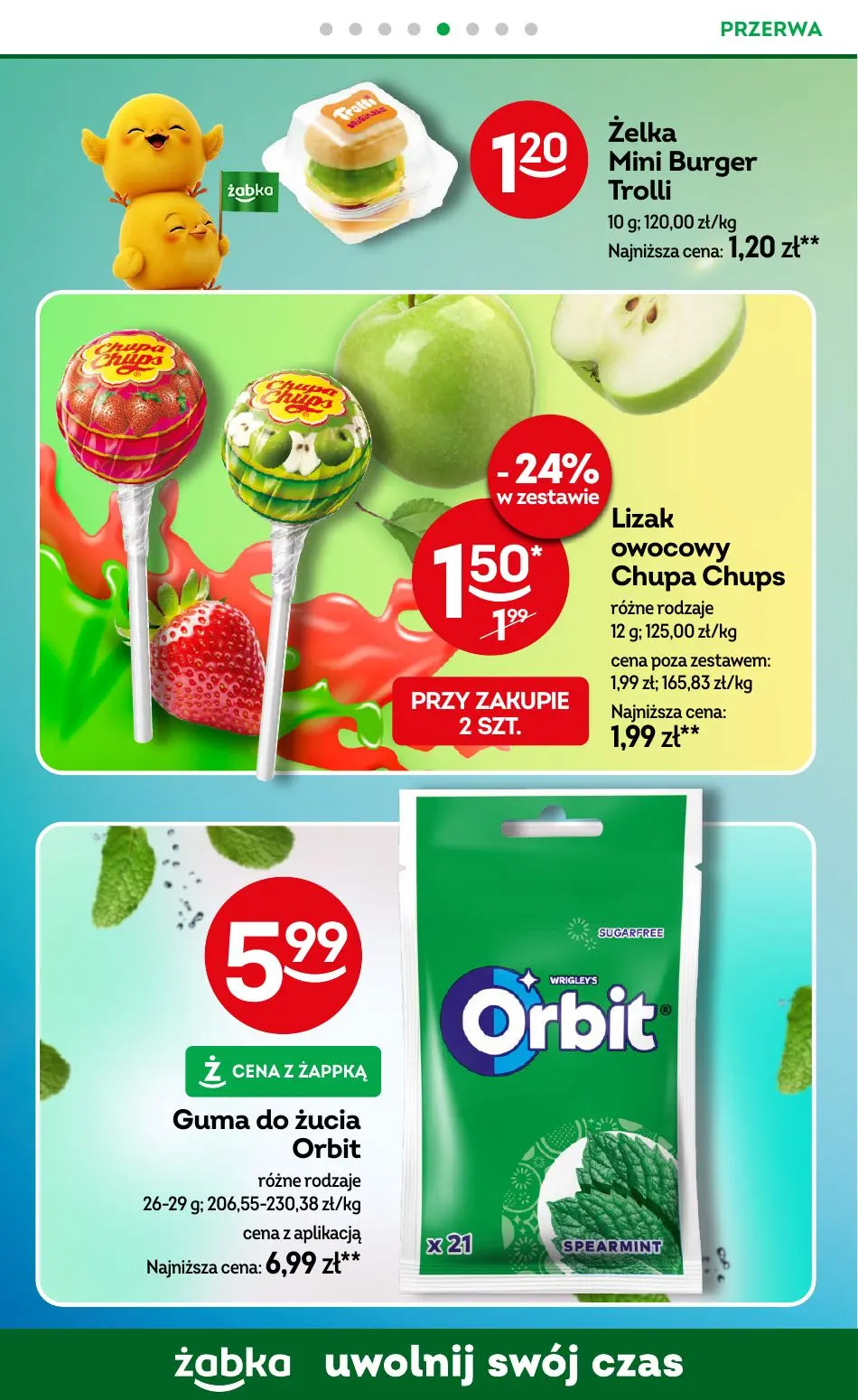 gazetka promocyjna Żabka Akcja Złotówka - Strona 56