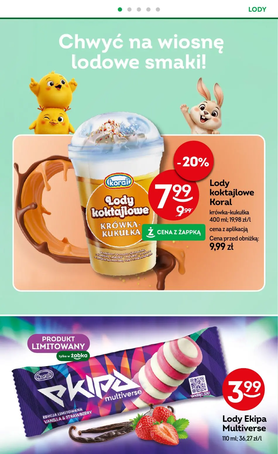 gazetka promocyjna Żabka Akcja Złotówka - Strona 64