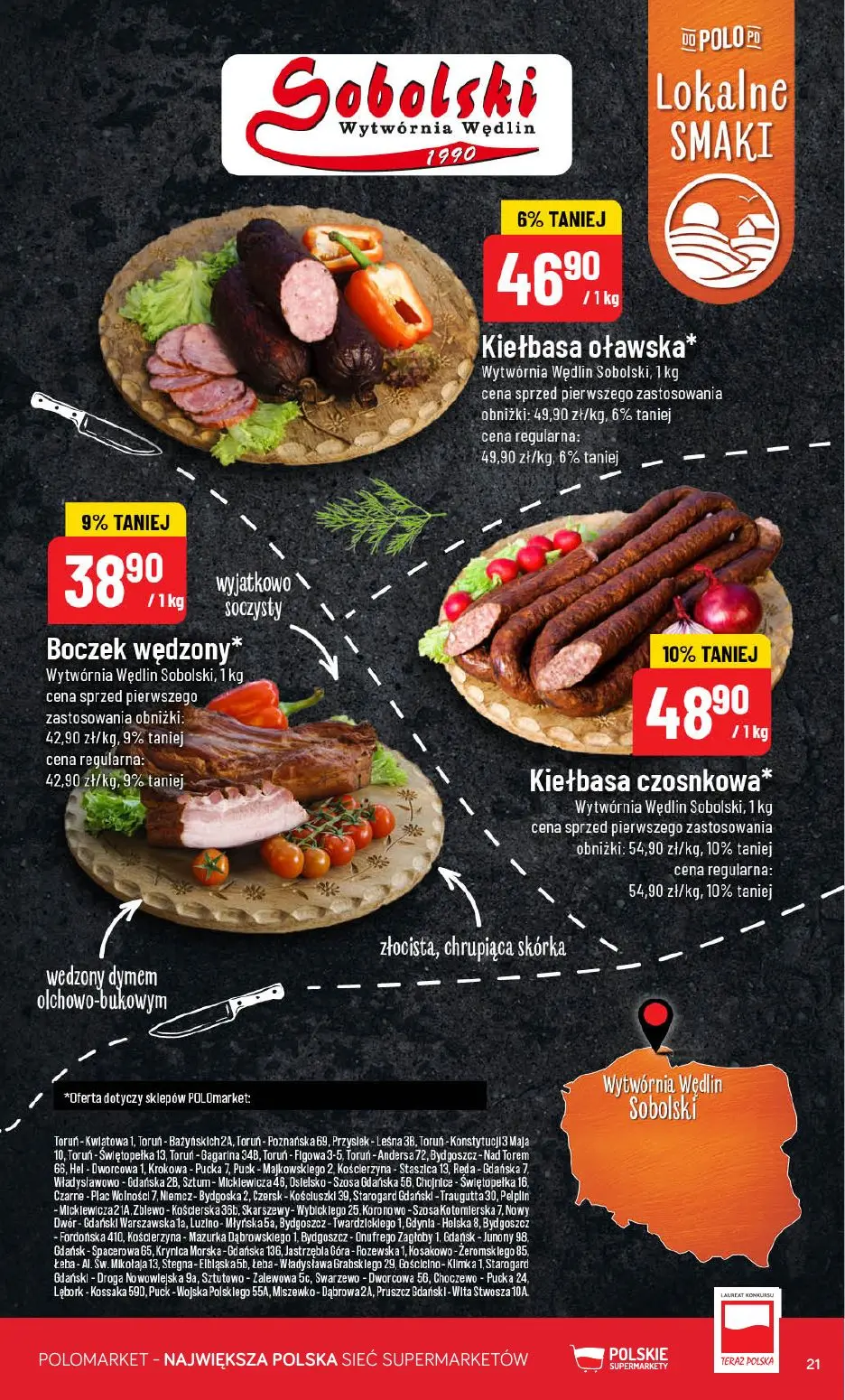 gazetka promocyjna POLOmarket Kujawsko-pomorskie, Pomorskie - Strona 21