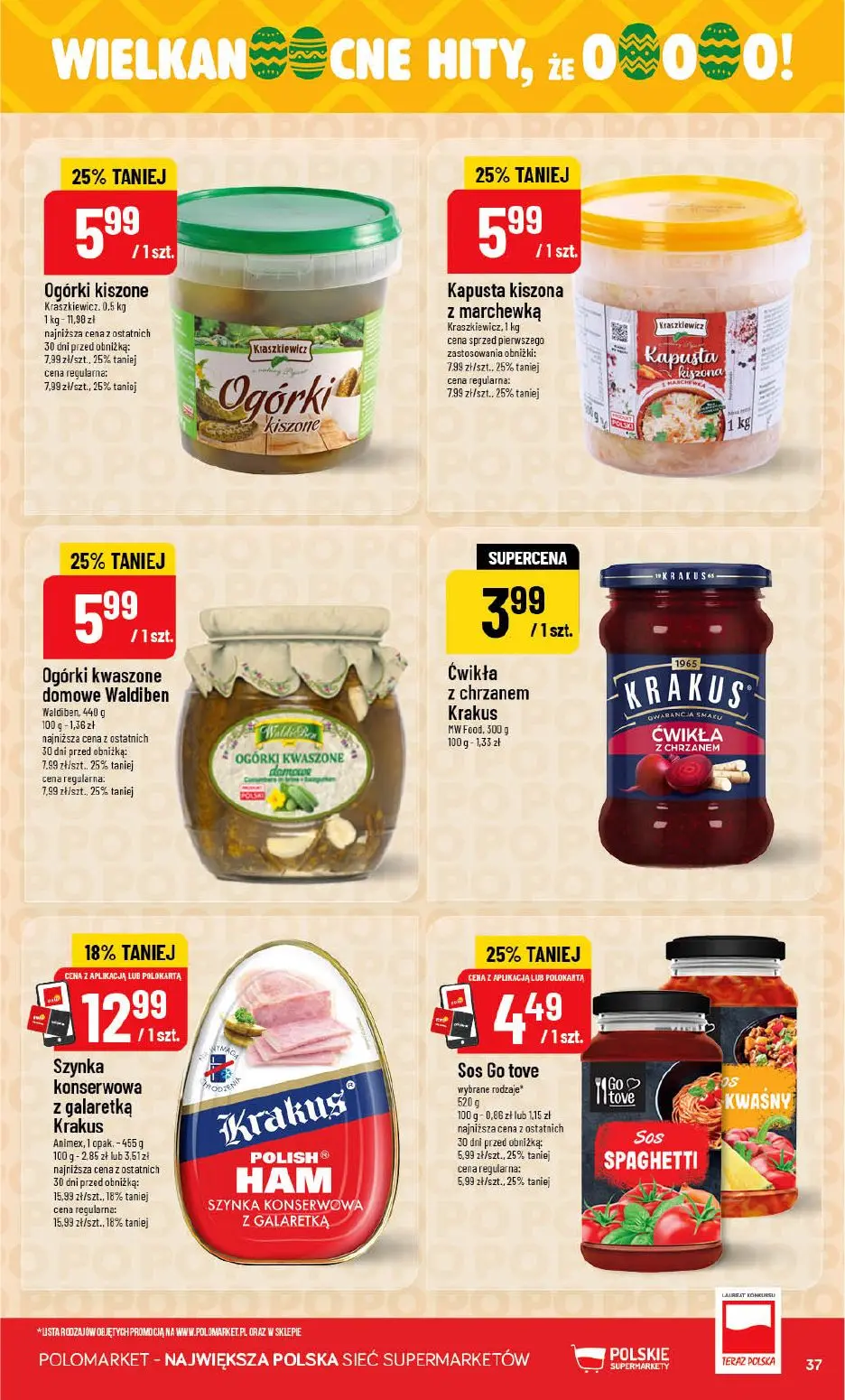 gazetka promocyjna POLOmarket Pomorskie, Zachodniopomorskie, Kujawsko-pomorskie - Strona 39