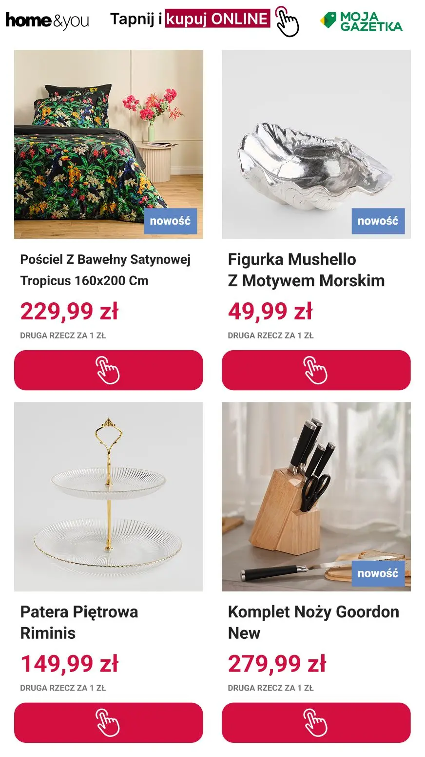 gazetka promocyjna home&you Druga rzecz 1 zł Online i Stacjonarnie! - Strona 3