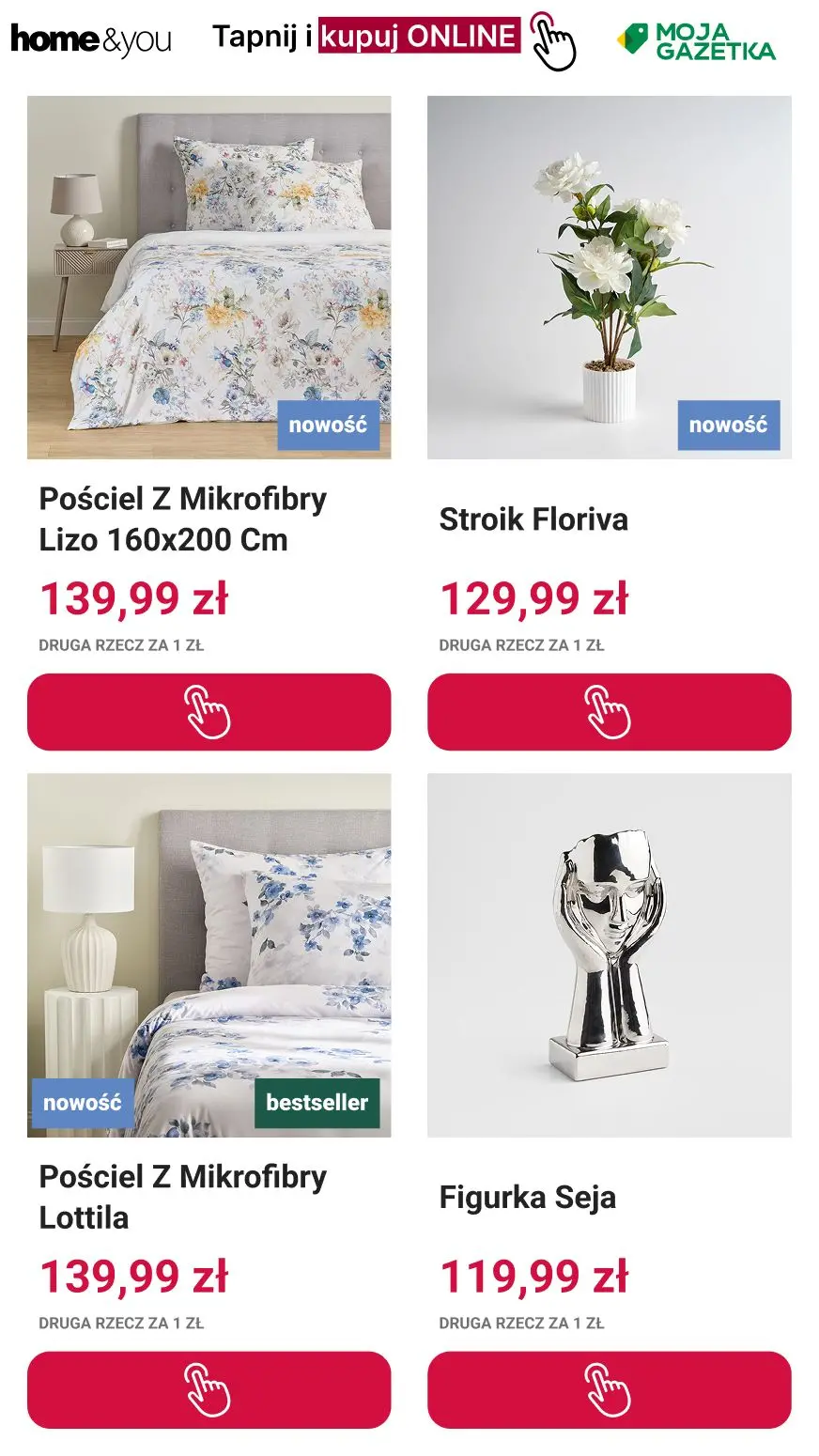 gazetka promocyjna home&you Druga rzecz 1 zł Online i Stacjonarnie! - Strona 5