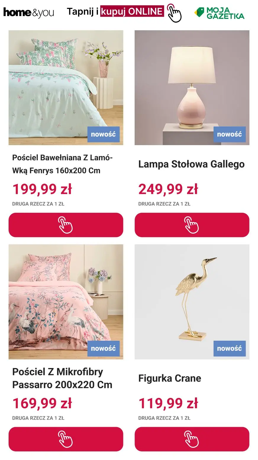 gazetka promocyjna home&you Druga rzecz 1 zł Online i Stacjonarnie! - Strona 8