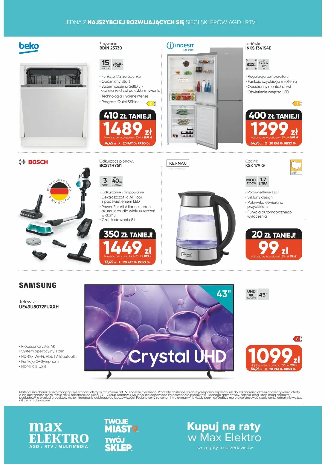 gazetka promocyjna max ELEKTRO Wiosenne rabatowanie - Strona 12