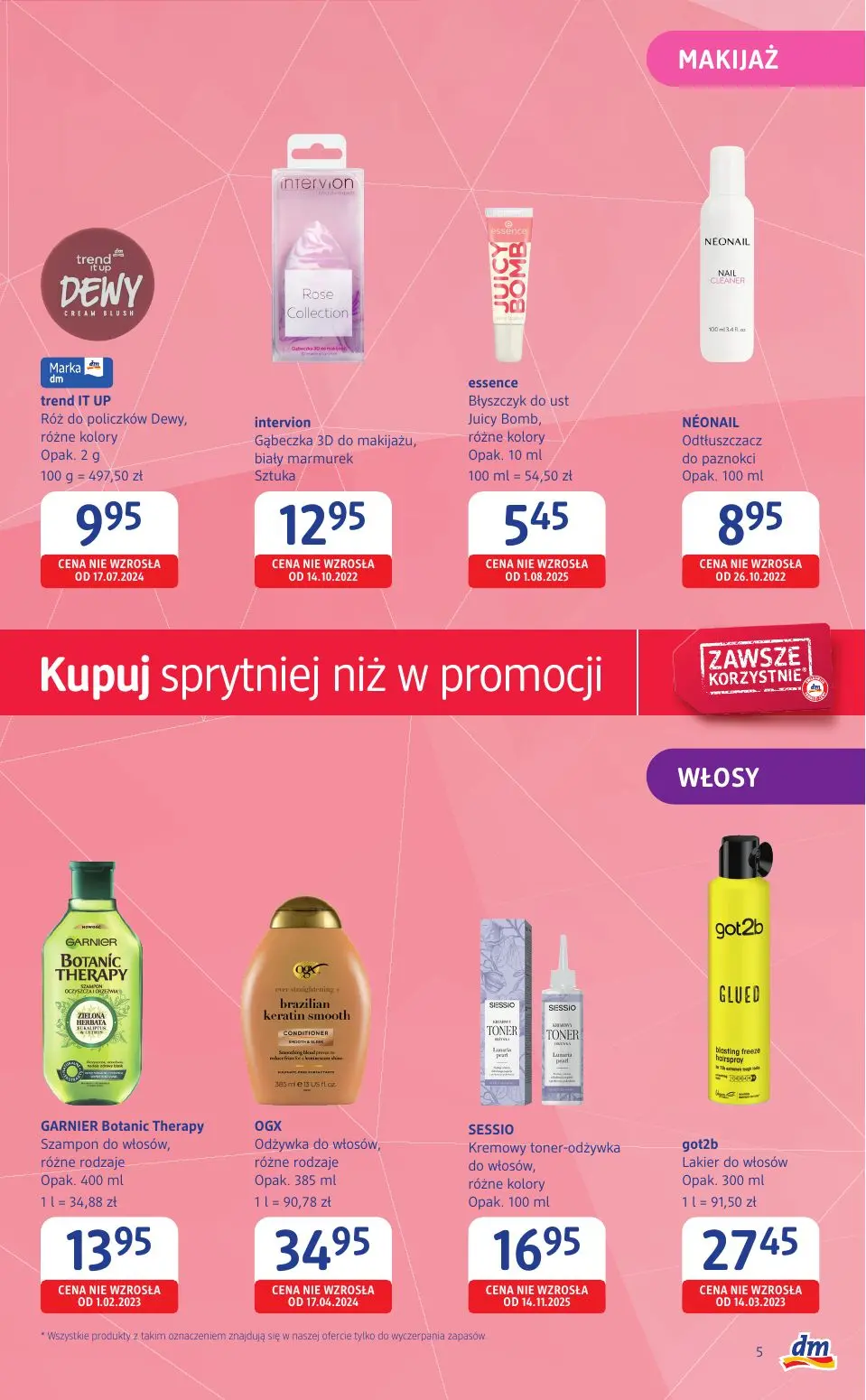 gazetka promocyjna Drogeria dm  - Strona 5