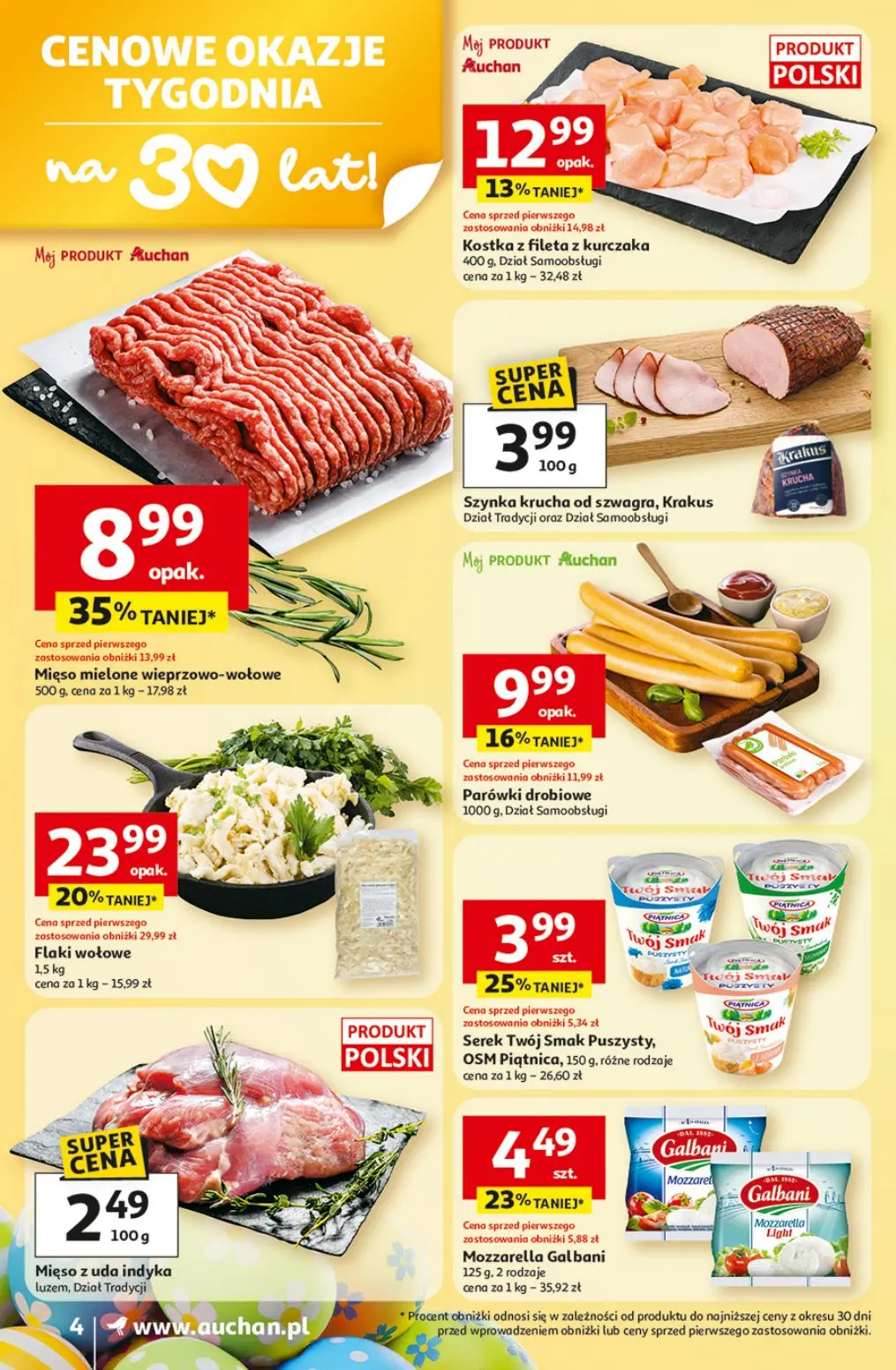 gazetka promocyjna Auchan Supermarket Strefa Wielkanoc - Strona 4