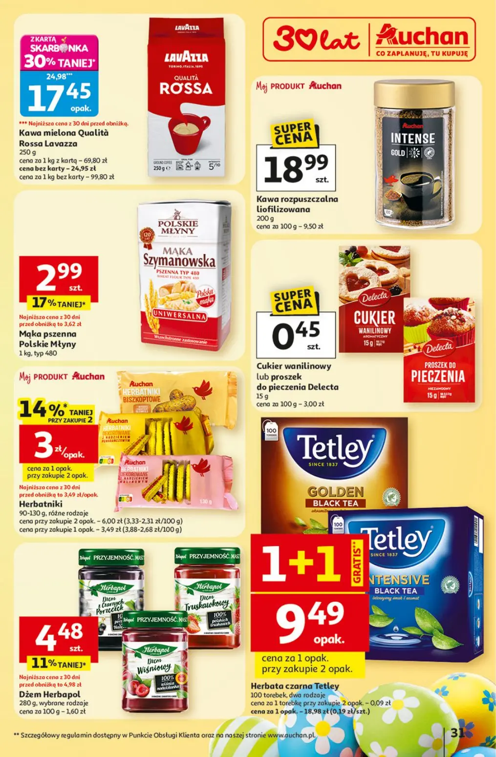 gazetka promocyjna Auchan Strefa Wielkanoc - Strona 31
