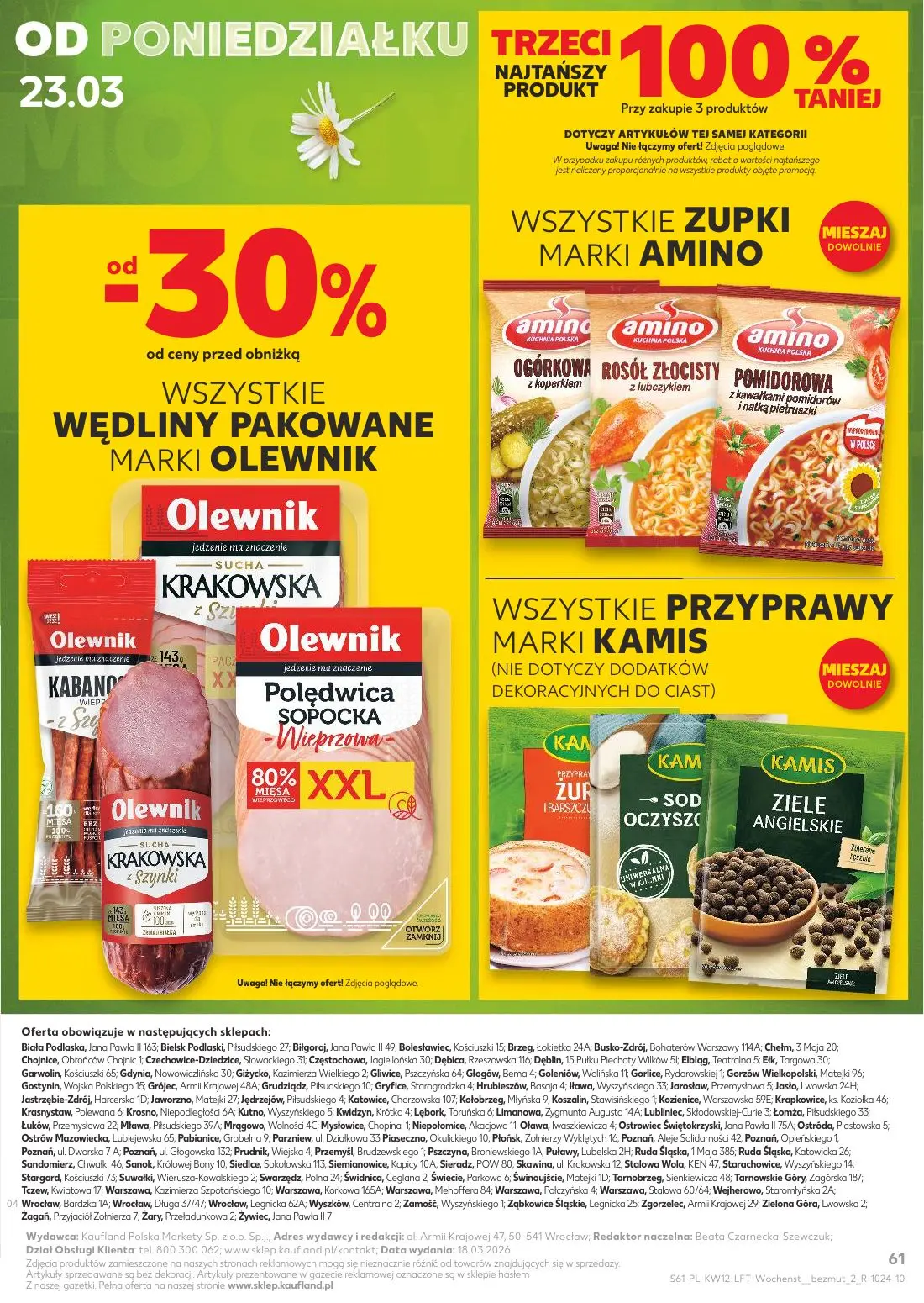gazetka promocyjna Kaufland Jak Święta kocham! - Strona 61