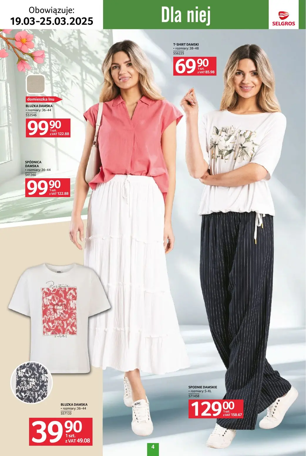 gazetka promocyjna SELGROS Katalog Tekstylia - Strona 4