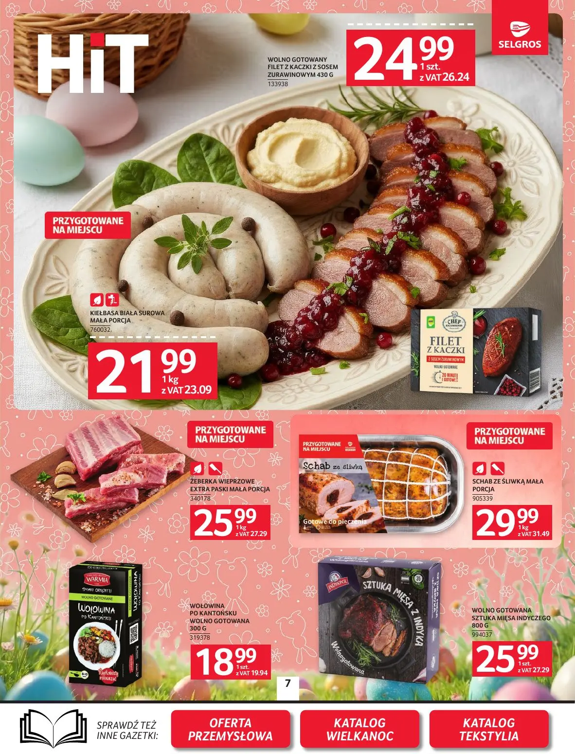 gazetka promocyjna SELGROS Oferta Spożywcza - Strona 7