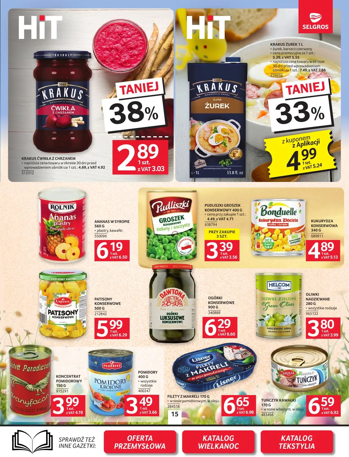 gazetka promocyjna SELGROS Oferta Spożywcza - Strona 15