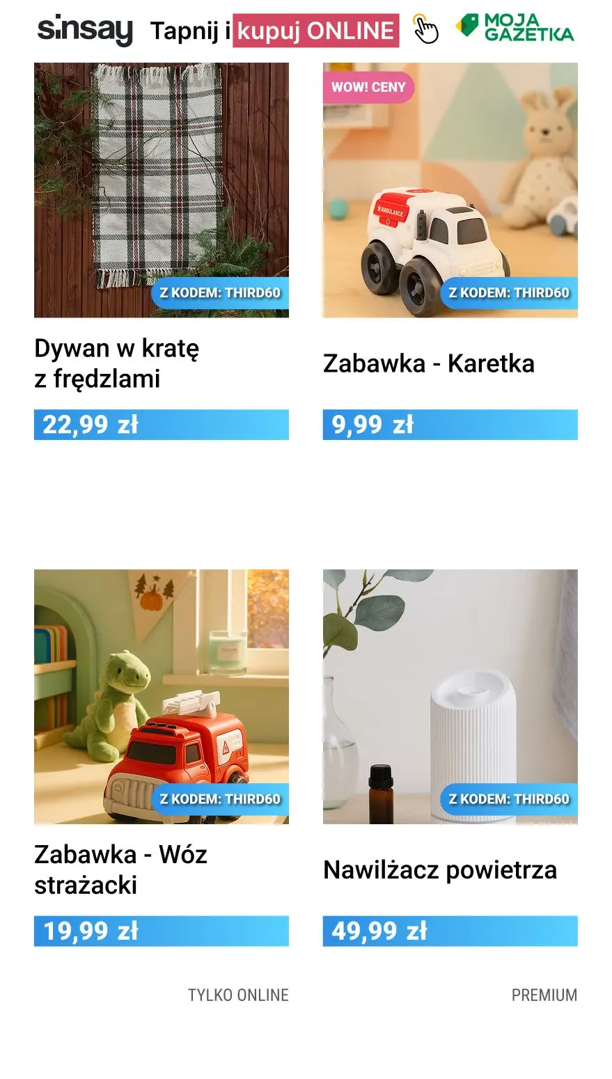 gazetka promocyjna Sinsay ☀️️ -60% na KAŻDY trzeci, najtańszy nieprzeceniony produkt 🌺 - Strona 6