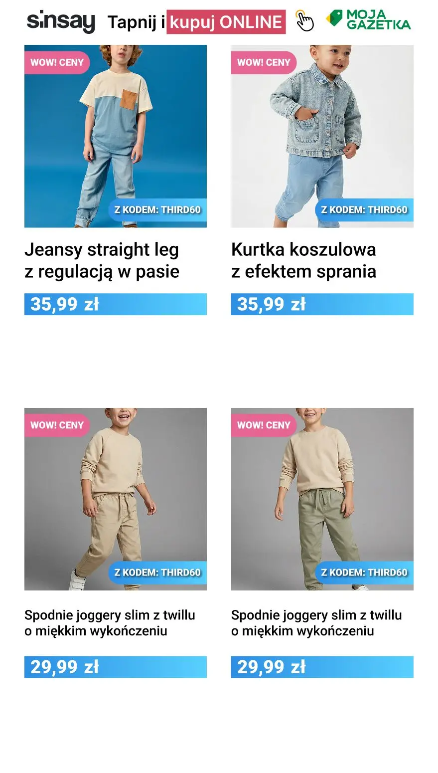 gazetka promocyjna Sinsay ☀️️ -60% na KAŻDY trzeci, najtańszy nieprzeceniony produkt 🌺 - Strona 8