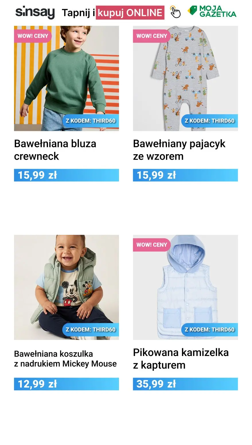 gazetka promocyjna Sinsay ☀️️ -60% na KAŻDY trzeci, najtańszy nieprzeceniony produkt 🌺 - Strona 9