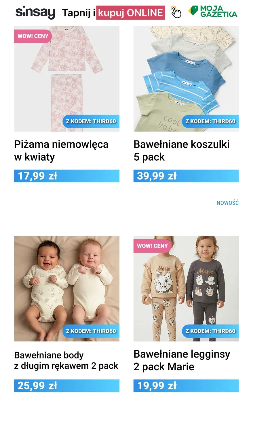 gazetka promocyjna Sinsay ☀️️ -60% na KAŻDY trzeci, najtańszy nieprzeceniony produkt 🌺 - Strona 10