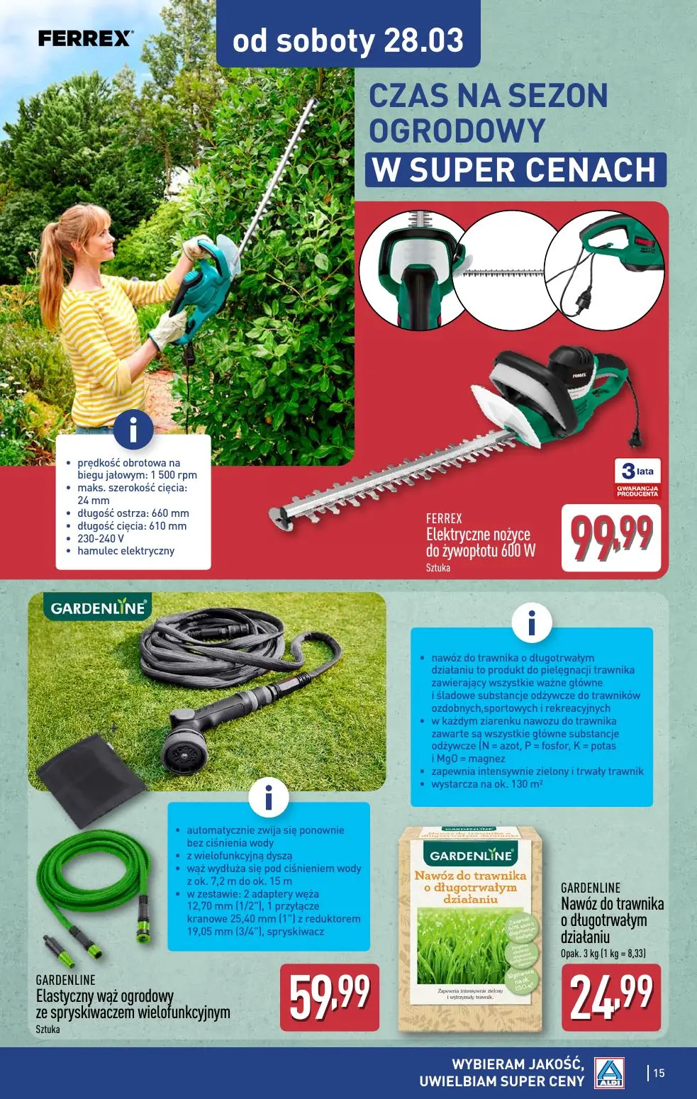 gazetka promocyjna ALDI Oferta od środy 25.3 - Strona 15