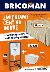 Gazetka promocyjna BRICOMAN, ważna od 2026-03-02 do 2026-03-29.