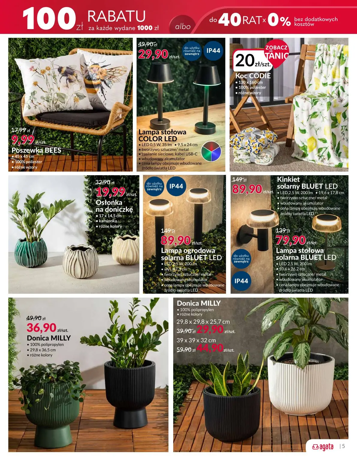 gazetka promocyjna Agata Meble ogrodowe i dodatki - Strona 5
