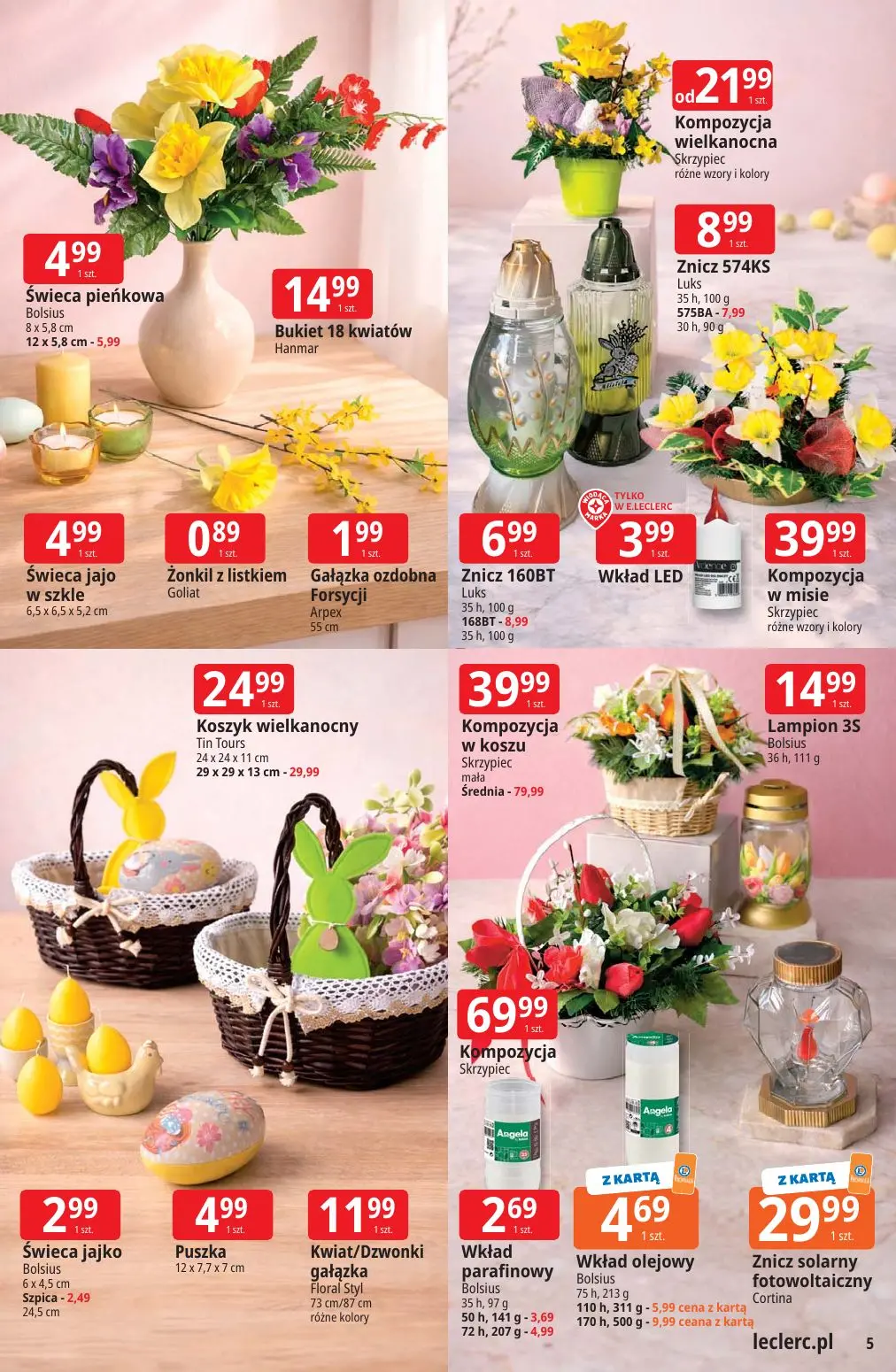 gazetka promocyjna E.Leclerc Wielkanocne przygotowania - oferta rozszerzona - Strona 5