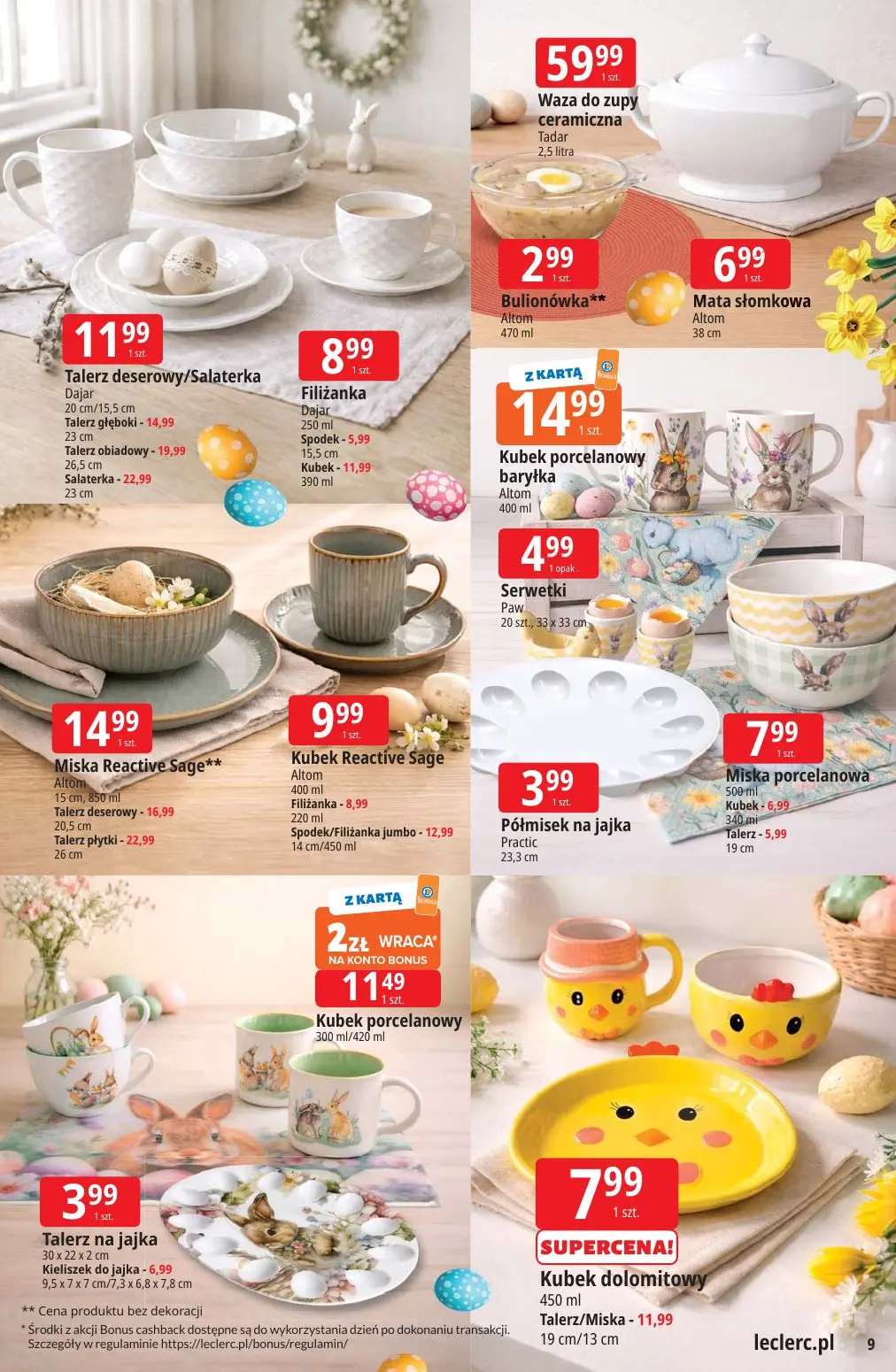 gazetka promocyjna E.Leclerc Wielkanocne przygotowania - oferta rozszerzona - Strona 9