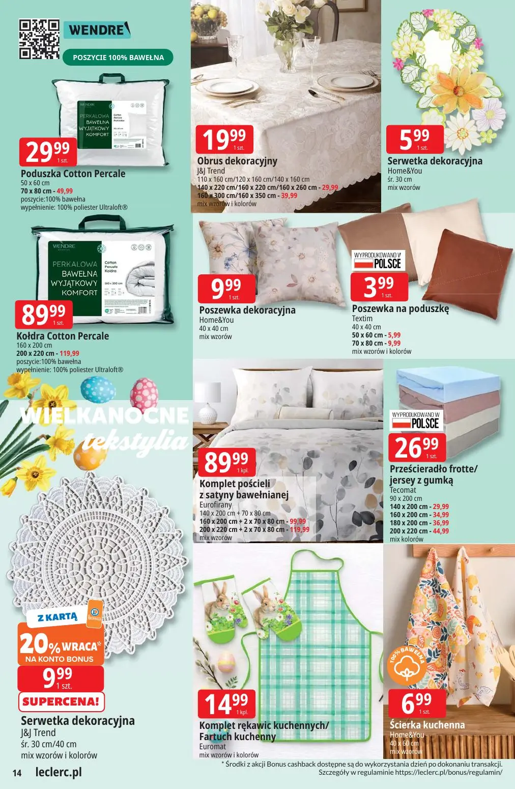 gazetka promocyjna E.Leclerc Wielkanocne przygotowania - oferta rozszerzona - Strona 14