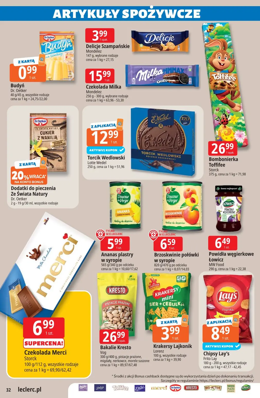 gazetka promocyjna E.Leclerc Wielkanocne przygotowania - oferta rozszerzona - Strona 32