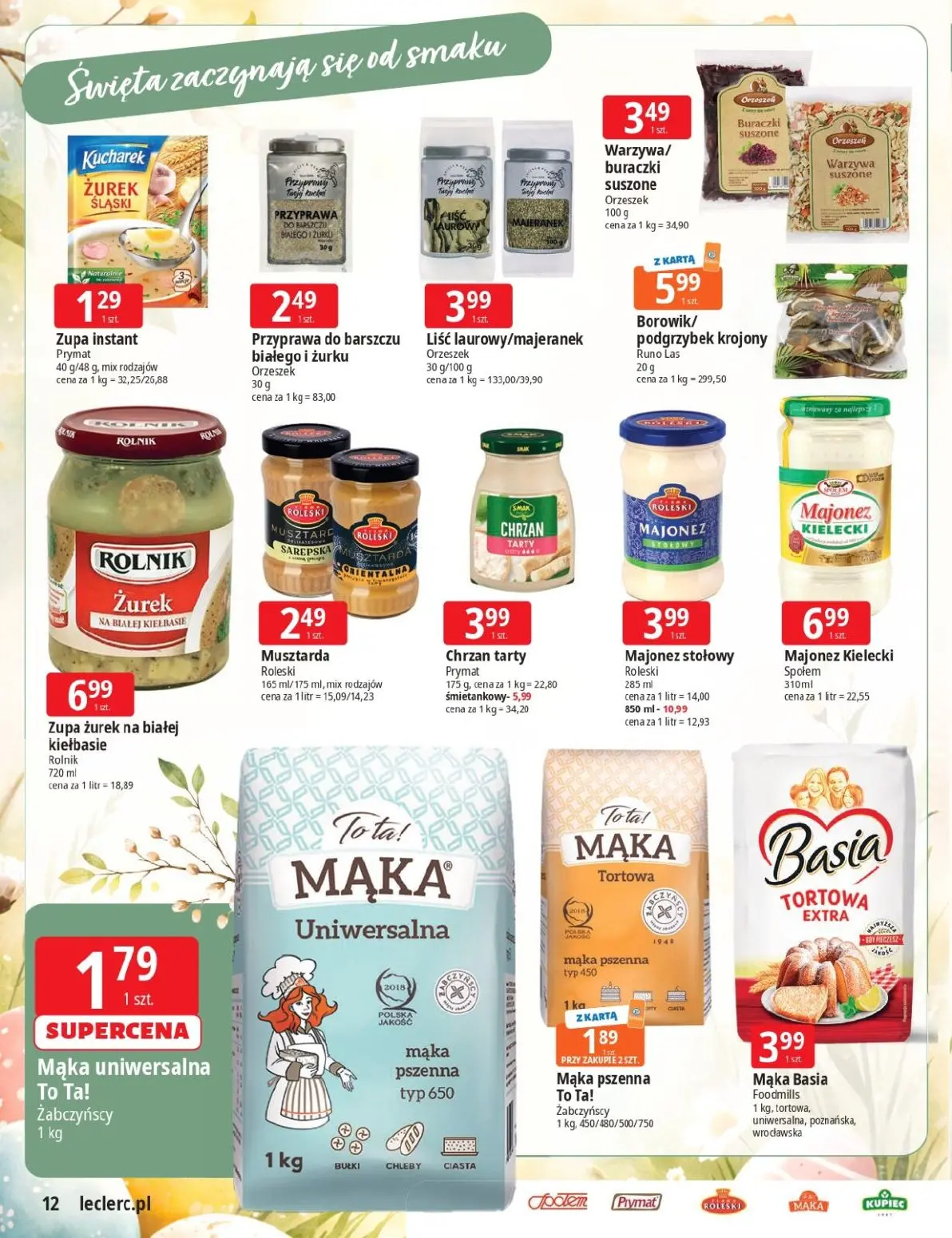 gazetka promocyjna E.Leclerc Święta Wielkanocne - Strona 12
