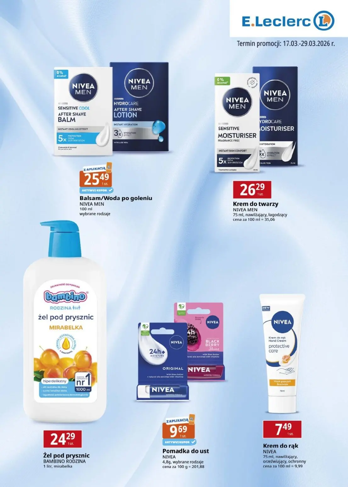 gazetka promocyjna E.Leclerc Pielęgnacja, która łączy! - Strona 2